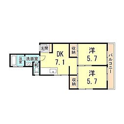 マンション月若 3階