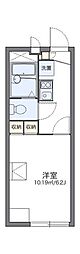 レオパレス御影塚町 1Kの間取図画像
