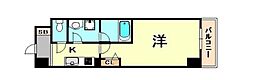 FlareCourt甲南 1Kの間取図画像