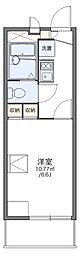 レオパレスジュノス芦屋 1Kの間取図画像