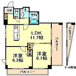 プラーシュ本山 6階