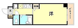 アージュ・リベルテ本山 ワンルームの間取図画像