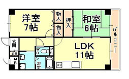 ガーデンハイツ 4階/405
