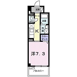 Ｔ’ｓ　ＣＵＢＥ　ＺＥＲＯ 7階/702
