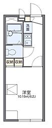 レオパレスオービラージュ 1Kの間取図画像