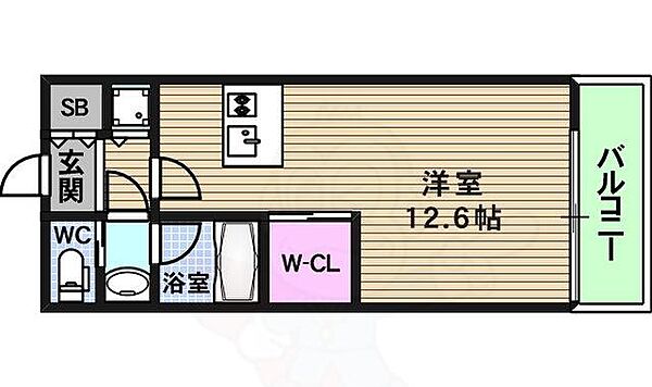 エグゼ難波東 ｜大阪府大阪市中央区高津３丁目(賃貸マンション1R・5階・31.35㎡)の写真 その2