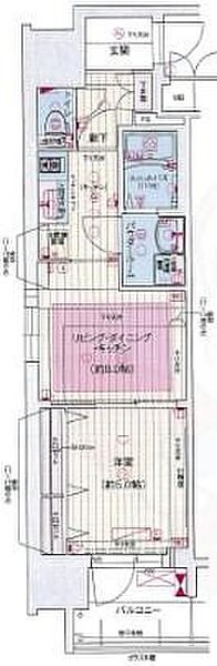 プレサンス心斎橋ニスト ｜大阪府大阪市中央区南船場１丁目(賃貸マンション1LDK・10階・34.53㎡)の写真 その2