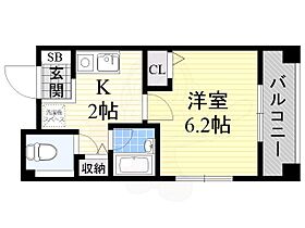 アーク上町  ｜ 大阪府大阪市中央区上町B番6号（賃貸マンション1K・5階・20.89㎡） その2