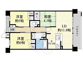 フロンティアタワー日本橋  ｜ 大阪府大阪市中央区日本橋２丁目20番3号（賃貸マンション3LDK・2階・66.78㎡） その2