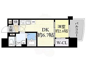 セレニテ谷九プリエ  ｜ 大阪府大阪市天王寺区生玉前町4番24号（賃貸マンション1DK・2階・25.32㎡） その2