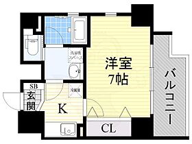 クレイドル四天王寺  ｜ 大阪府大阪市天王寺区勝山２丁目21番21号（賃貸マンション1K・9階・25.22㎡） その2