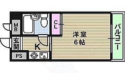 メゾン・ド・ソヌリー ワンルームの間取図画像