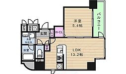 ジュネファーレ1 1LDKの間取図画像