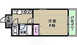 セレニテ04 1DKの間取図画像