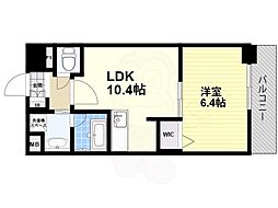 リアライズ小路駅前 1LDKの間取図画像