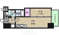 イグレック南本町 1DKの間取図画像