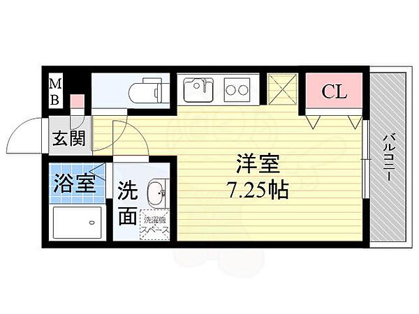 柊 106｜兵庫県川西市栄根２丁目(賃貸アパート1R・1階・23.40㎡)の写真 その2