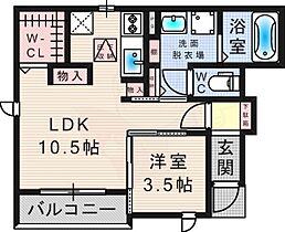 Ｌａ　Ｌｕｃｅ（ラ・ルーチェ） 101 ｜ 兵庫県川西市下加茂１丁目11番22-1号（賃貸アパート1LDK・1階・40.78㎡） その2