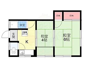 南花屋敷マンション  ｜ 兵庫県川西市南花屋敷１丁目（賃貸アパート2K・1階・30.00㎡） その2