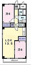 ラ・プランドール  ｜ 兵庫県宝塚市山本野里２丁目1番37号（賃貸マンション2LDK・2階・59.40㎡） その2