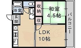 ハイツ石川 204 ｜ 兵庫県川西市南花屋敷１丁目5番11号（賃貸アパート1LDK・2階・35.00㎡） その2