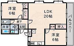 アンシャンテ川西 4階/406
