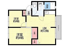 矢内ハイツ花屋敷 B棟 2階/208