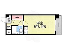 PIER40 ワンルームの間取図画像