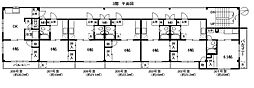 フォレストコート 1Kの間取図画像