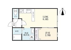 キャッスル日の出 101 ｜ 佐賀県佐賀市日の出1丁目（賃貸アパート1LDK・1階・28.98㎡） その2