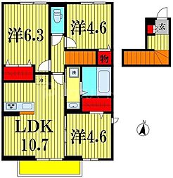 間取図画像 3LDK
