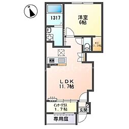 間取図画像 1LDK