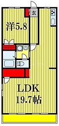 間取図画像 1LDK