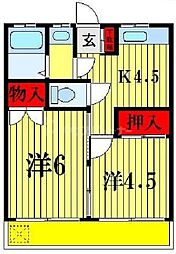 間取図画像 2K
