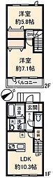 仮称　上本郷ハイム 2階/-