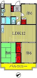 プレジオ2 3LDKの間取図画像
