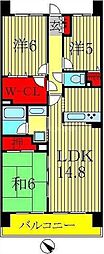 スマイリアタウン 2階3LDKの間取り