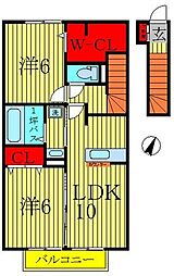 グリーンエシカル 2LDKの間取図画像