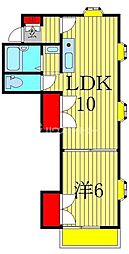 リライアンス 1LDKの間取図画像