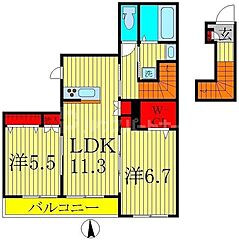 物件の間取り