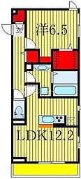 CASADOS 1LDKの間取図画像
