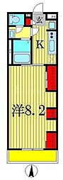 リブリ・sereno 1Kの間取図画像