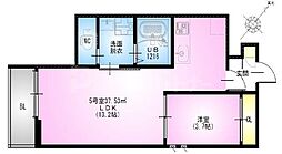 REGALEST rice 1LDKの間取図画像