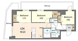 間取図画像 3LDK