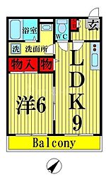 間取図画像 1LDK