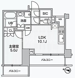 間取図画像 1LDK