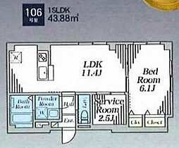 間取図画像 1SLDK