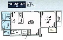 間取図画像 1LDK