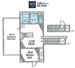 間取図画像 1LDK