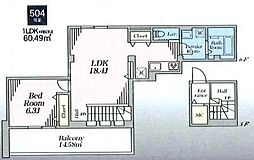 間取図画像 1LDK